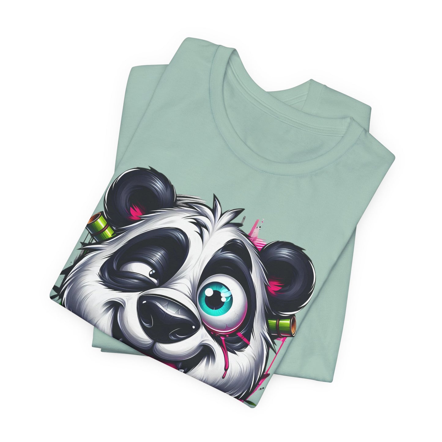 DiDi Panda Shirt, Funny Animal T-Shirt, Cartoon Top, Funny Panda Tee Shirt, Animal Tees, Art Design T-Shirt, Graphic Tee