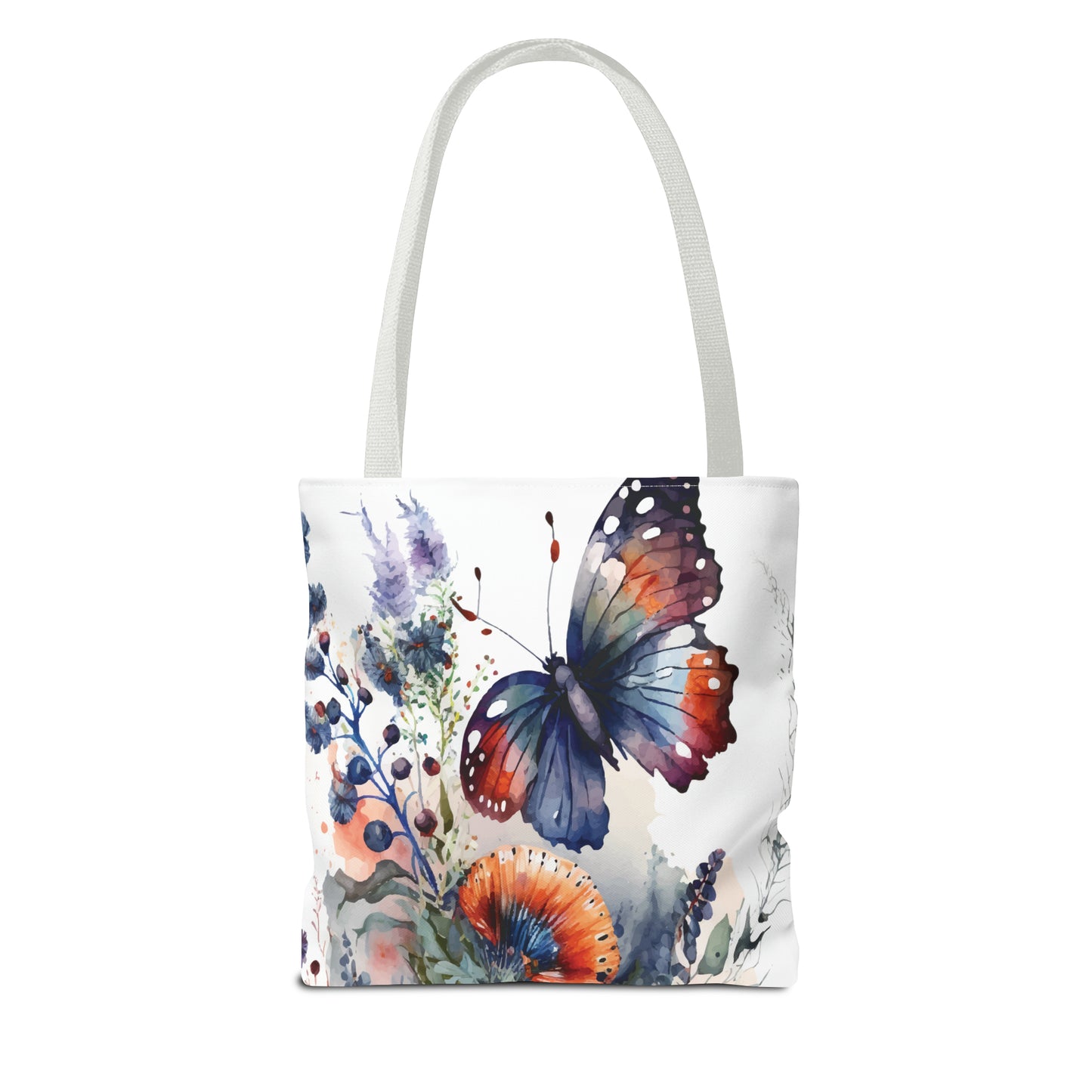 Canvas Bag with Butterfly Prints