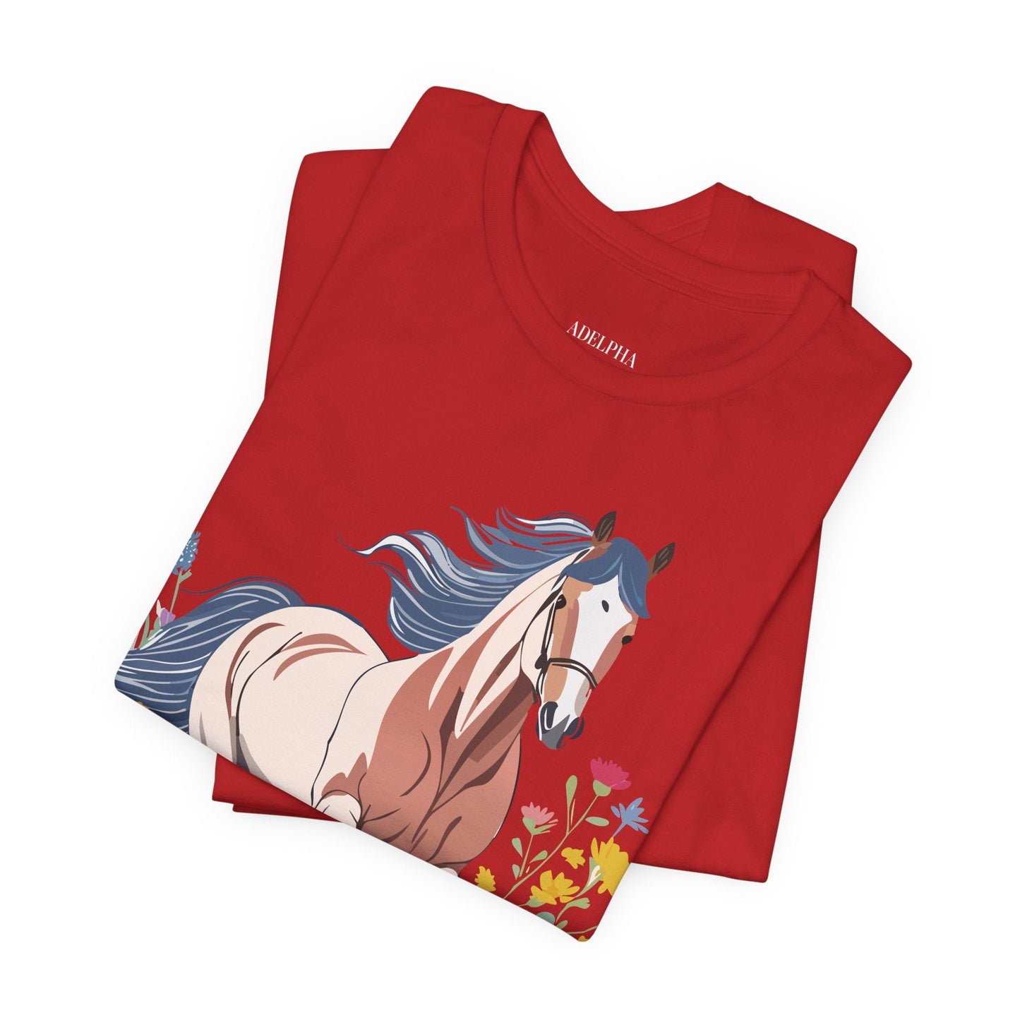 Horse Graphic Unisex 100 Cotton Vintage Animal Art T-Shirt 10