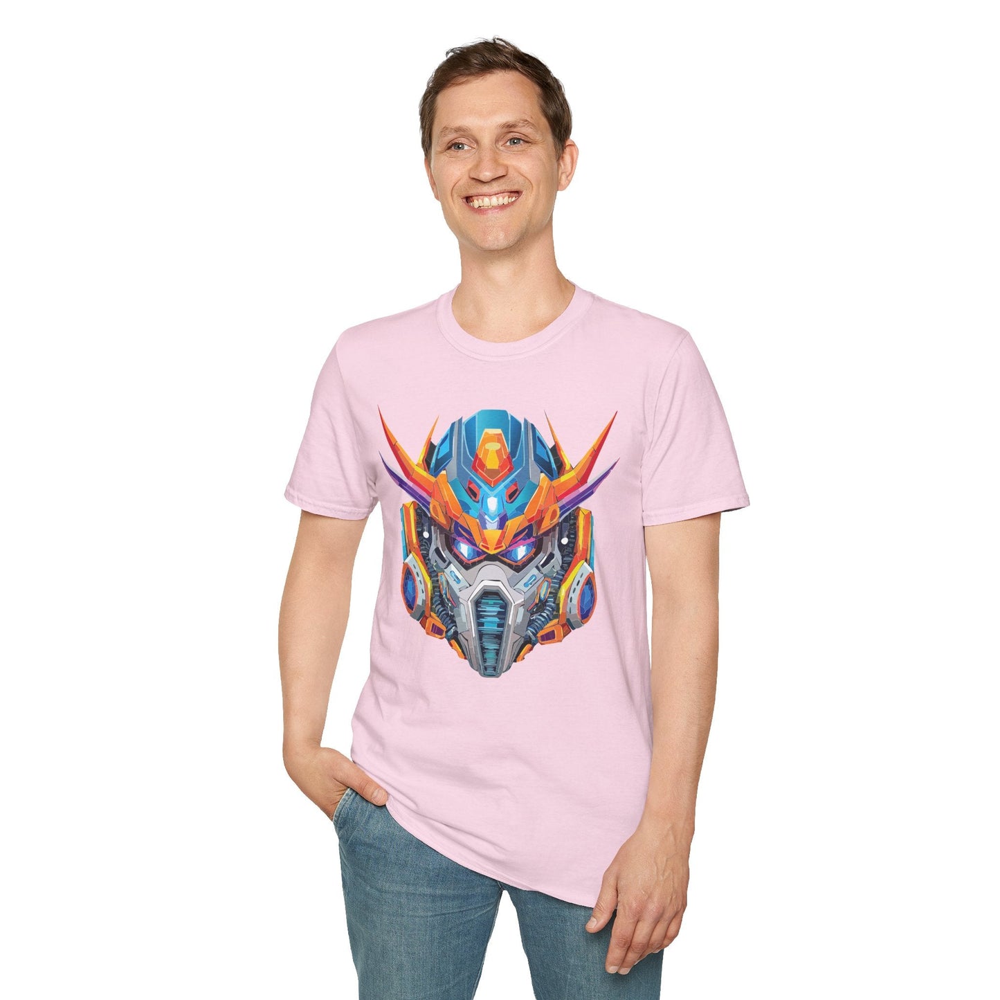 Cyborg Tee Unisex Robot And Terminator Shirt Softstyle 64000 Cotton Ring Spun Graphic Tee Everyday
