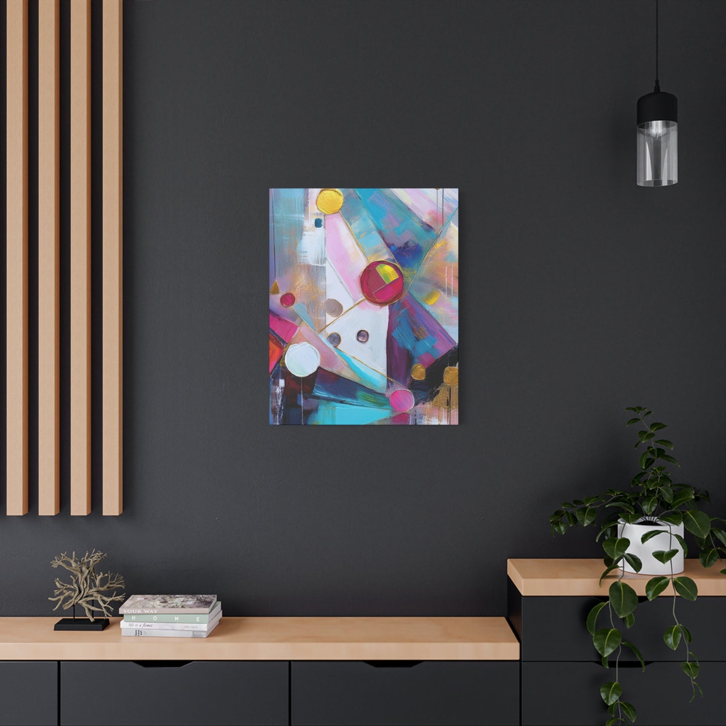 Abstract Oil Painting Print Canvas 20x24,20x30,24x30 24x32,24x36,30x40 32x48,36x48,40x60 Pine-Wood Inner Frame ABS-170