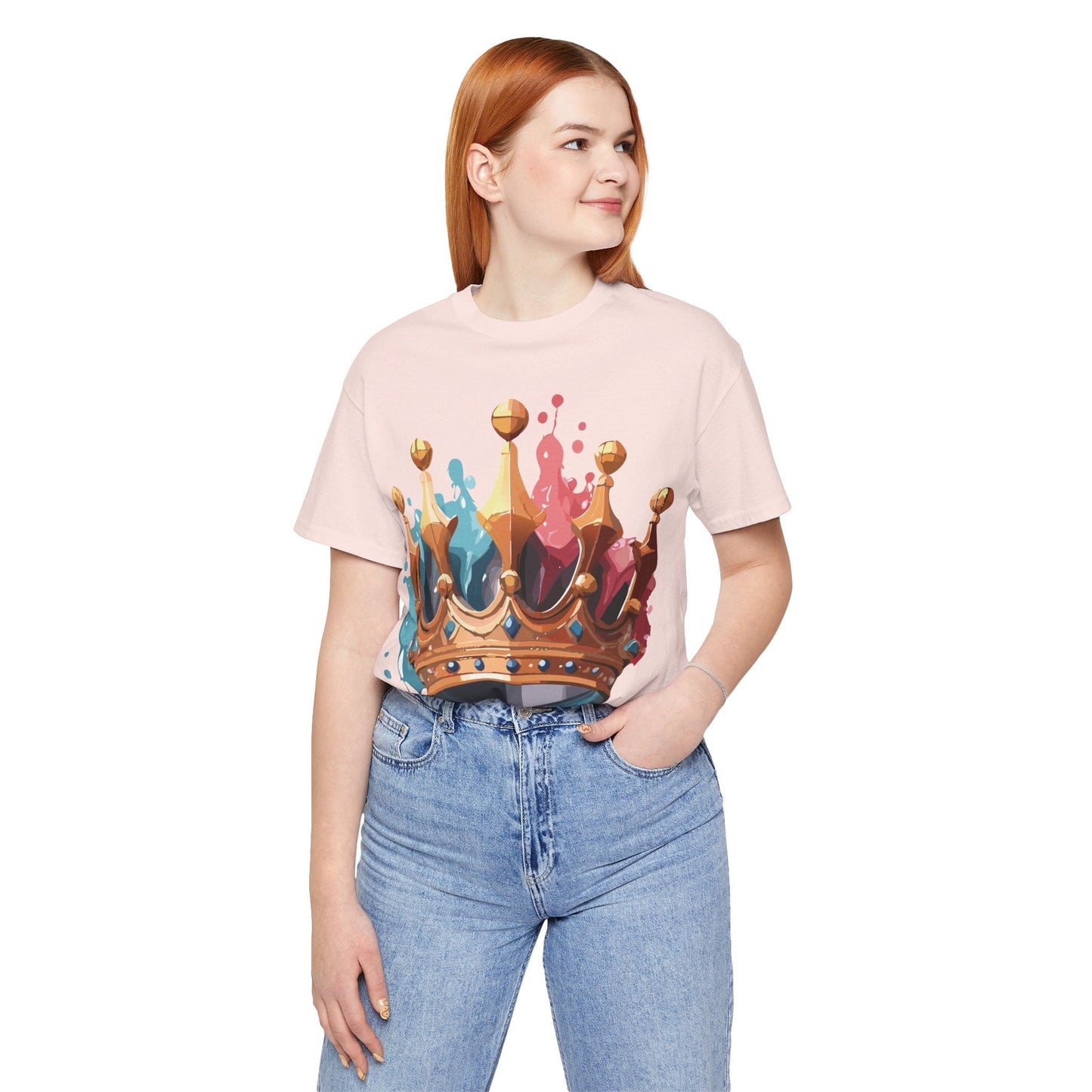 Adelpha Crown Graphic Tee Unisex Vintage Inspired Art Design Short Sleeve Premium Quality