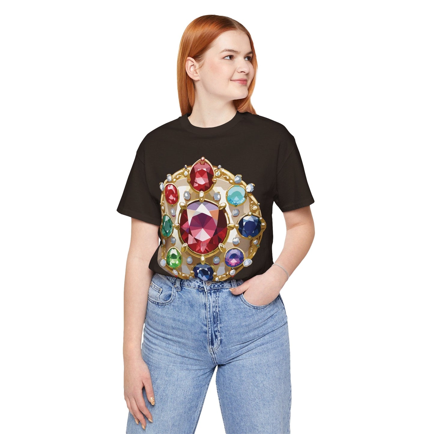 Adelpha Graphic T Shirt Unisex Vintage Artwork Tee Jewelry Design Short Sleeve Art Print