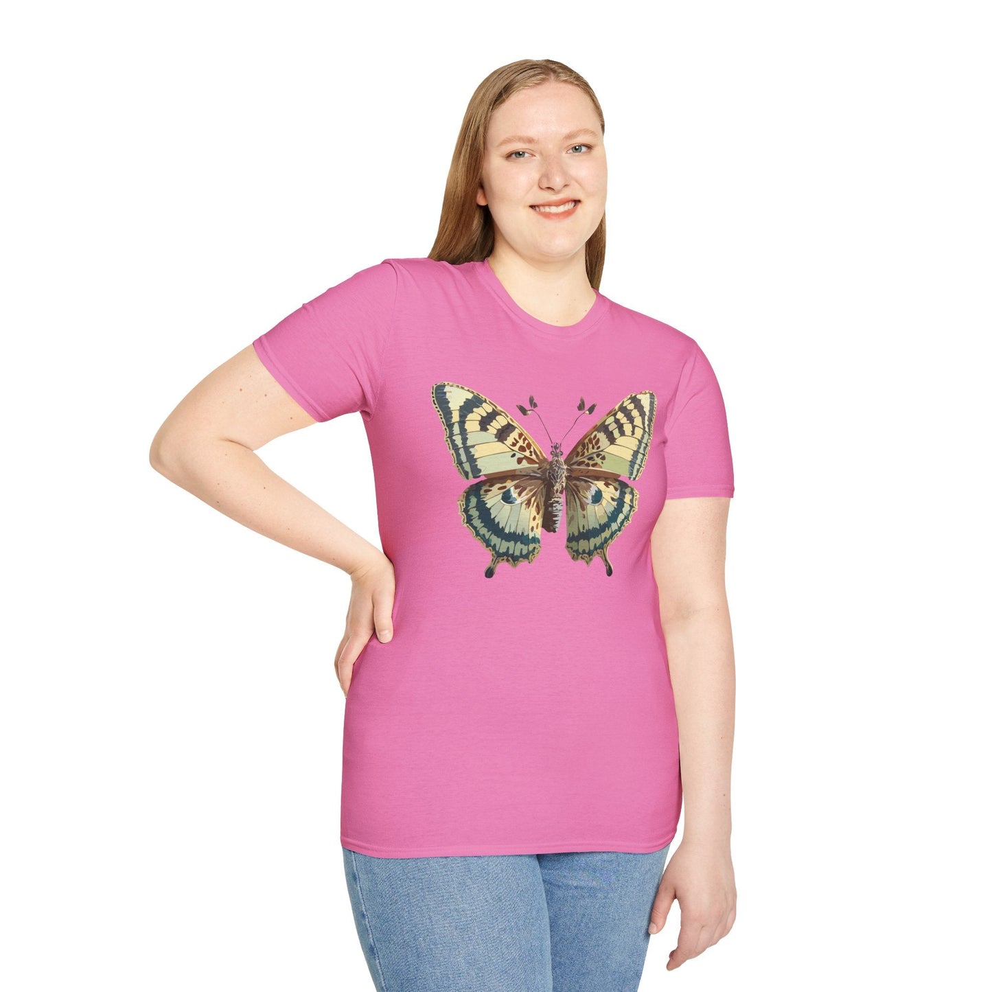 Butterfly Shirt Unisex T Shirt Monarch Butterfly Print Softstyle Gildan 64000 Tee