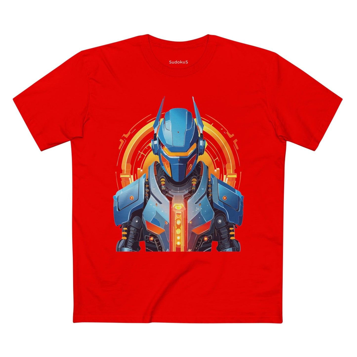 Cyborg Robot Graphic Unisex 100 Cotton Staple Tee 9