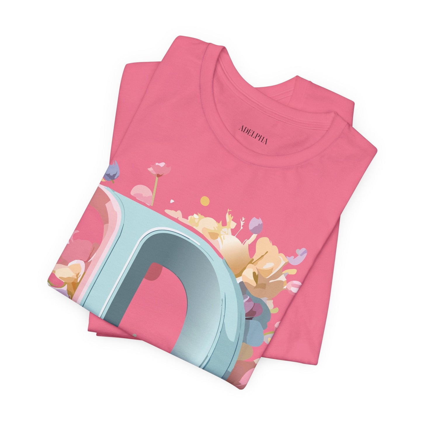 Letter D Graphic T Shirt Unisex Short Sleeve Art Design Tee By Adelpha Vintage Inspired Artwork