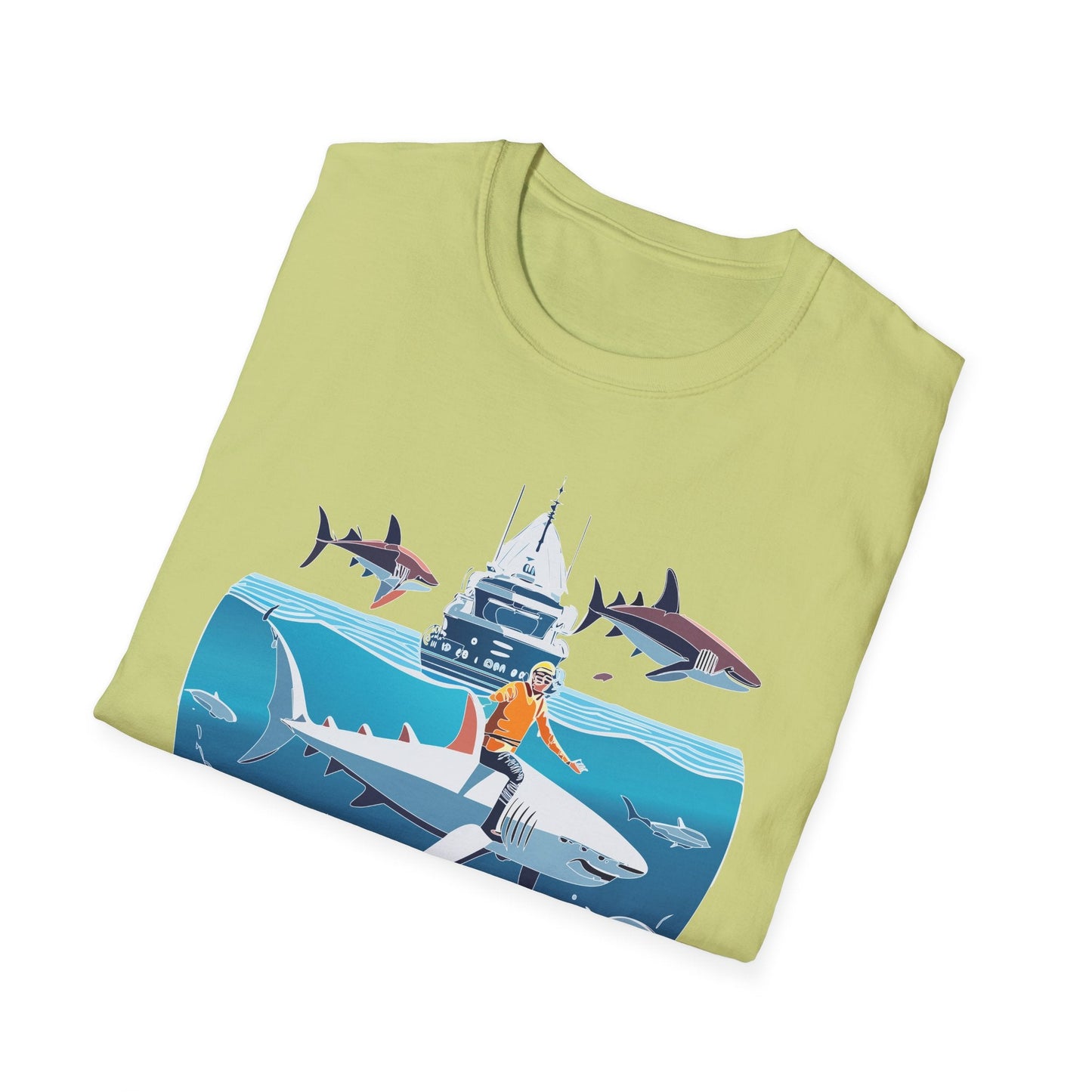 Ocean Graphic Unisex Softstyle Cotton Tee 3