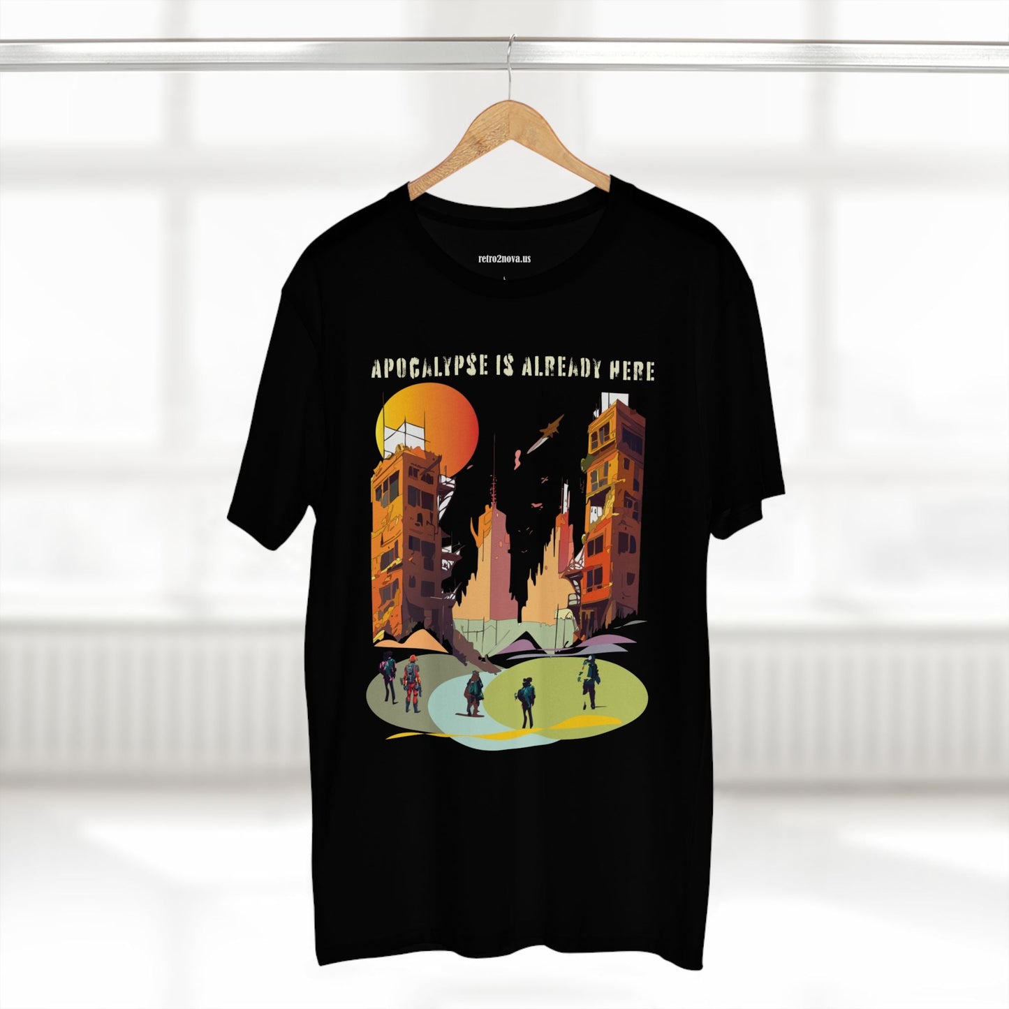 Cataclysm Doomsday Shirt Unisex Premium Cotton Tee With Original Art Design From Retro2Nova