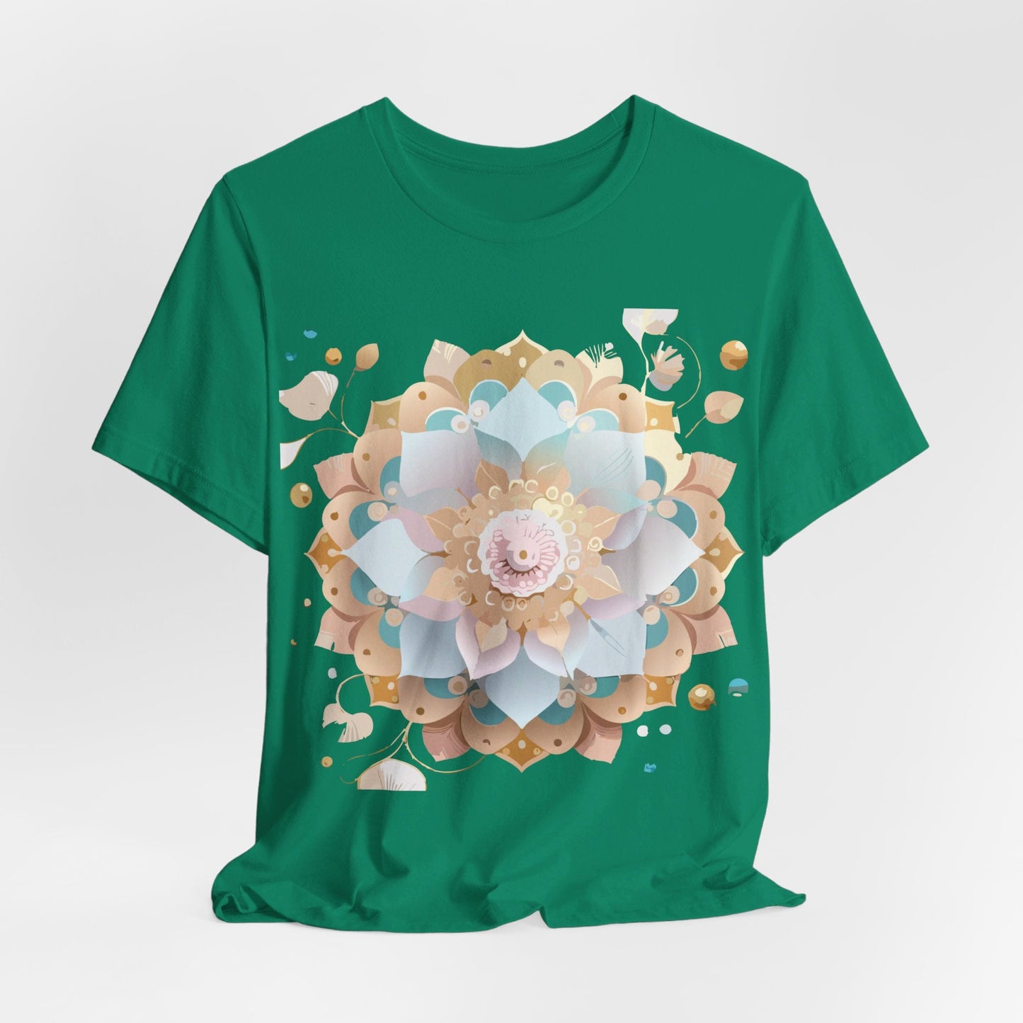 Mandala Graphic Tee Unisex Jersey Short Sleeve Featuring Vintage Inspired Adelpha Artwork