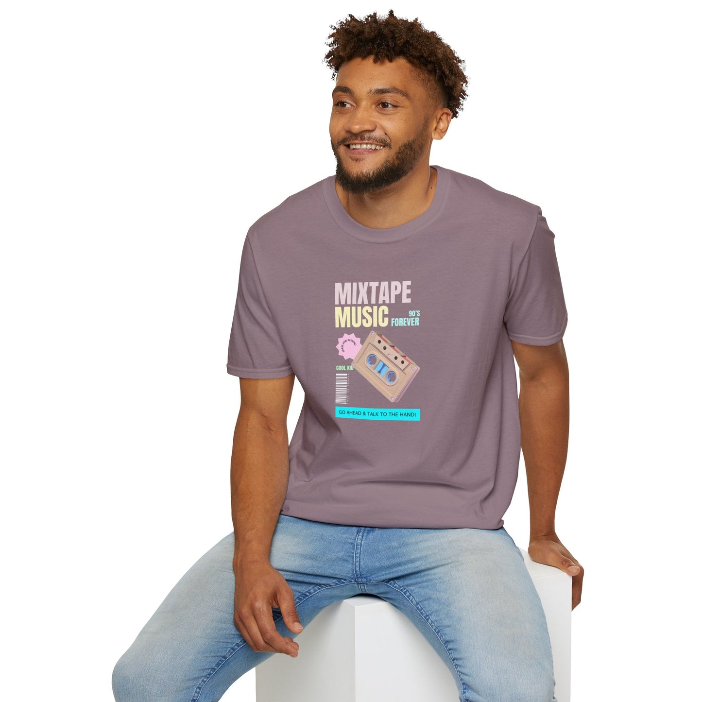Mixtape Music T-Shirt Unisex Cotton Retro Cassette Graphic Tee