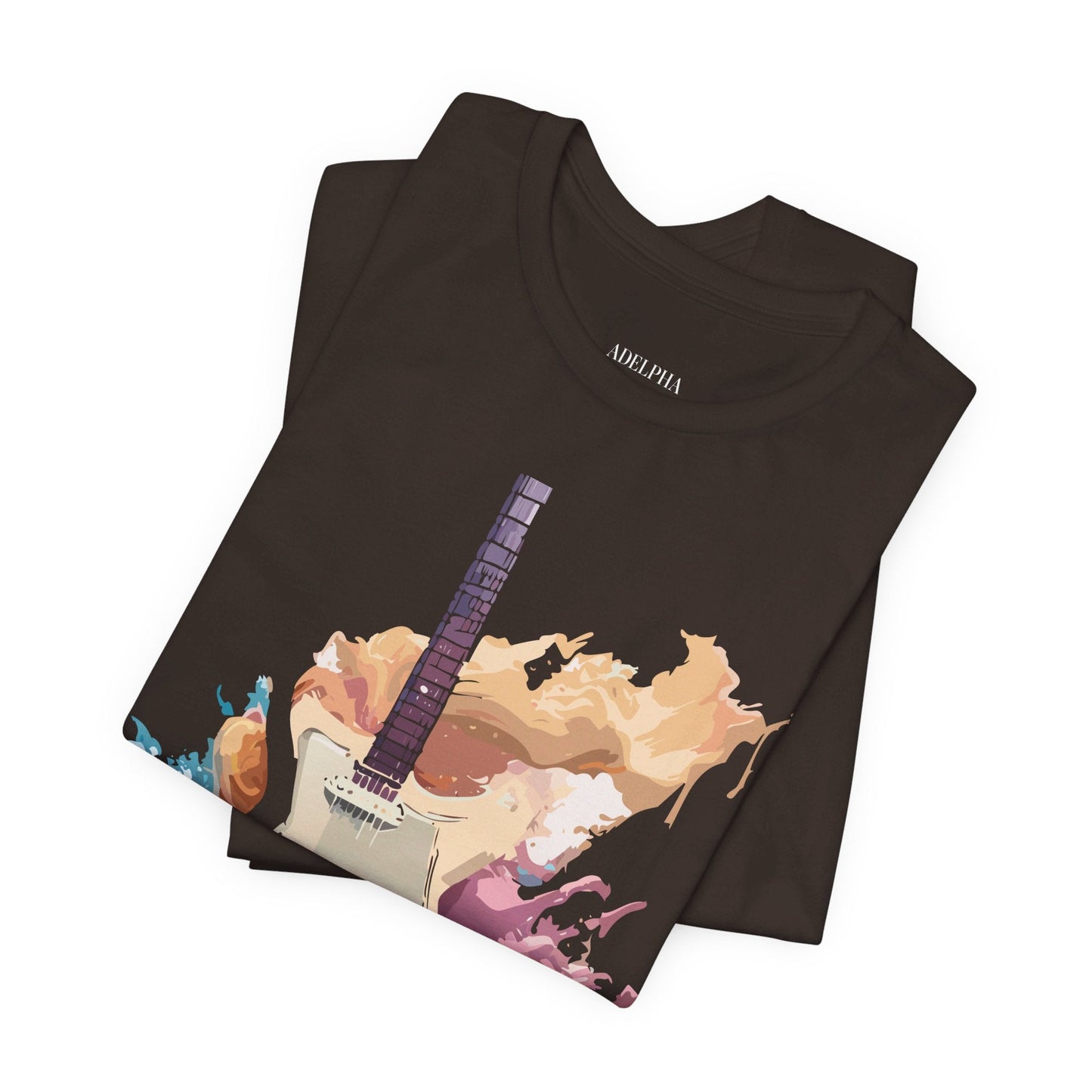Adelpha Music Graphic T Shirt Unisex Jersey Short Sleeve Vintage Inspired Artwork Tee