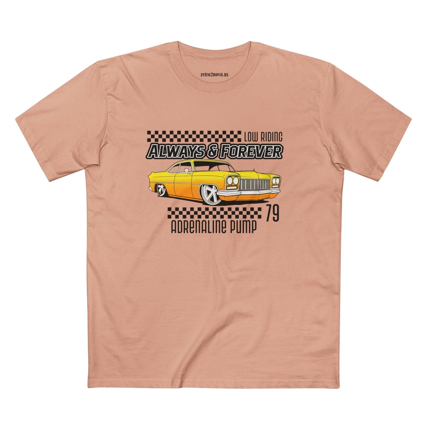 Retro Car Tee Unisex Vintage Car Shirt With Original Art RC-6 Premium Cotton Soft Breathable Comfort