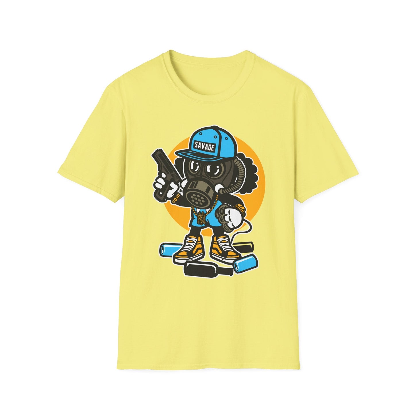 Cartoon T Shirt Animation T Shirt Funny Tee Shirt Unisex Gildan Softstyle Cotton Tee 64000