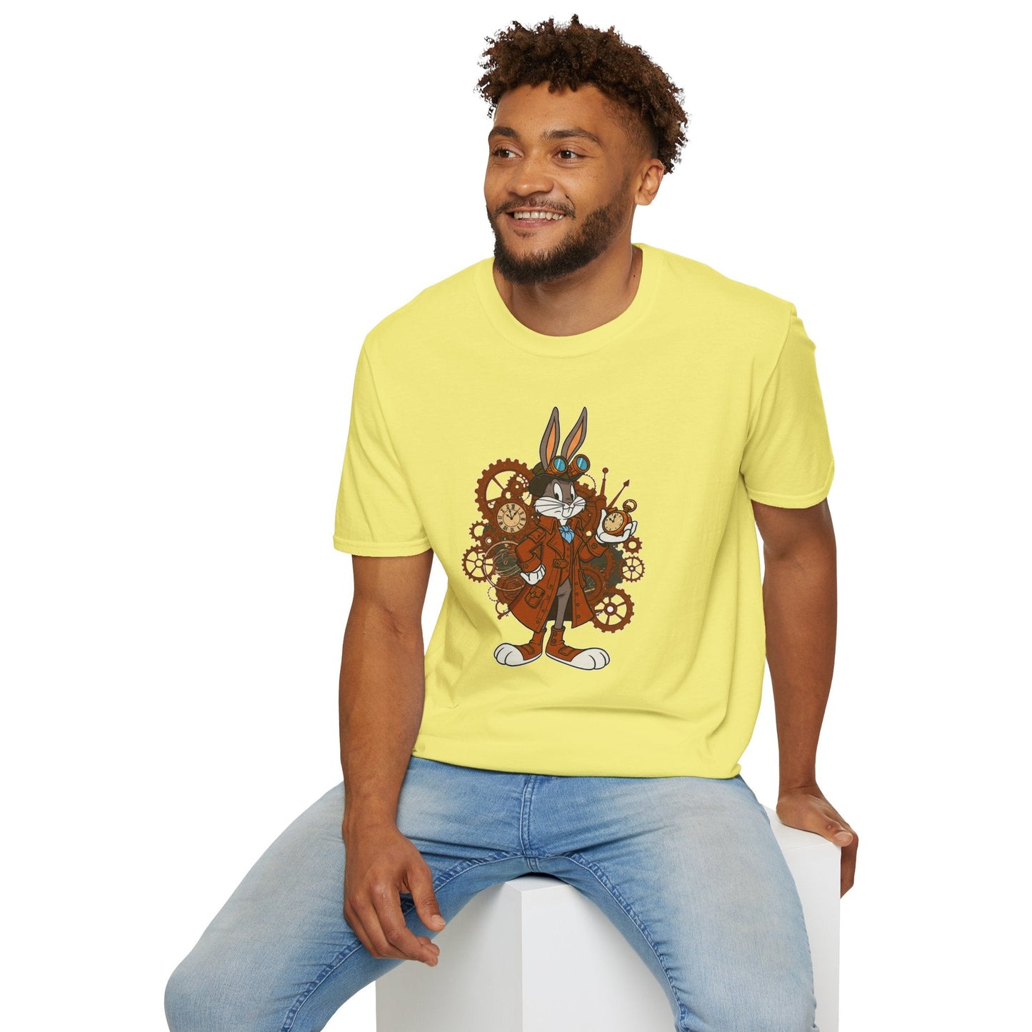 Bugs Bunny Shirt Unisex T Shirt Cartoon Tee 100 Percent Cotton Gildan Softstyle Graphic Tee
