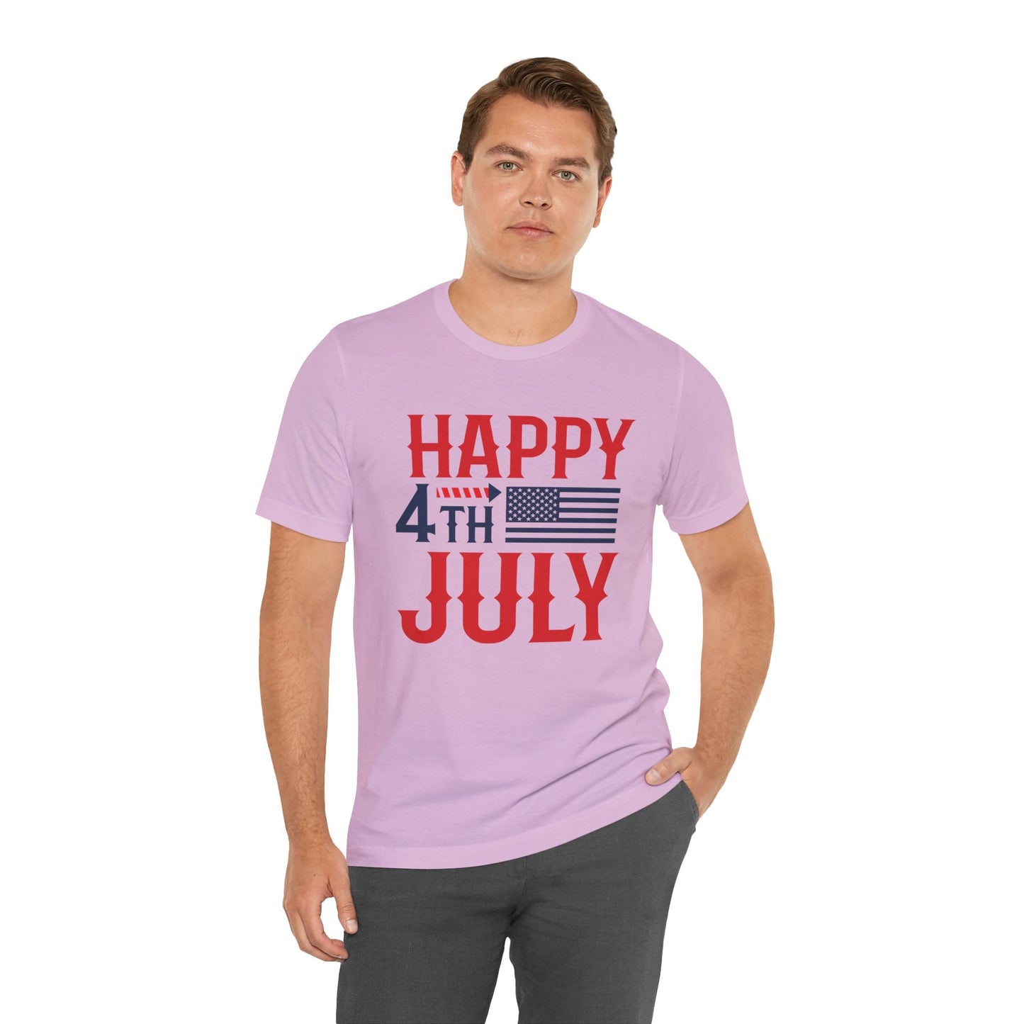 American Flag Graphic Unisex Cotton T-Shirt 011