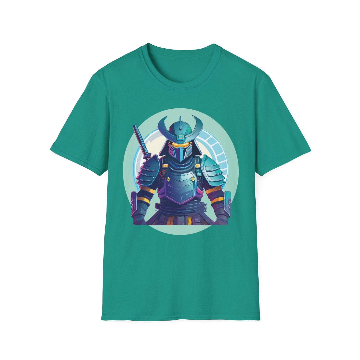 Samurai T Shirt Unisex Softstyle Tee Gildan 64000 Lightweight Ring Spun Cotton Everyday Comfort