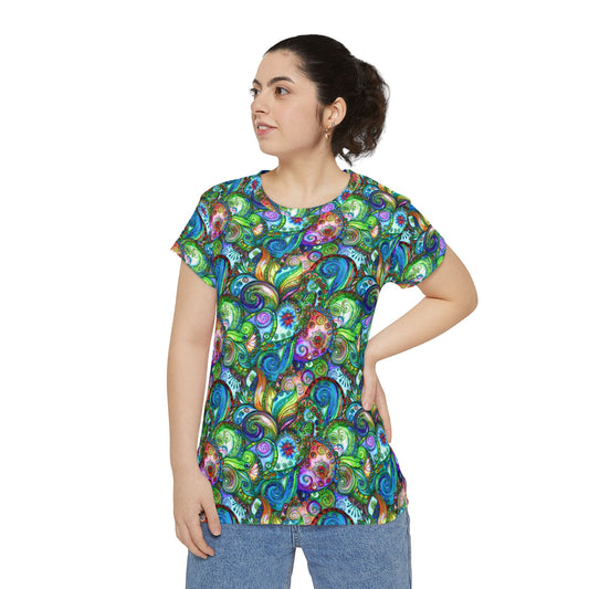 Abstract Print Shirt, Shirt with Abstract Print