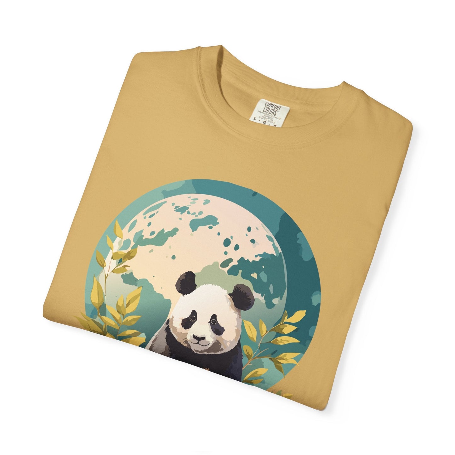 Panda Portrait Graphic T-Shirt Unisex Cotton Floral Animal Art Tee pp6