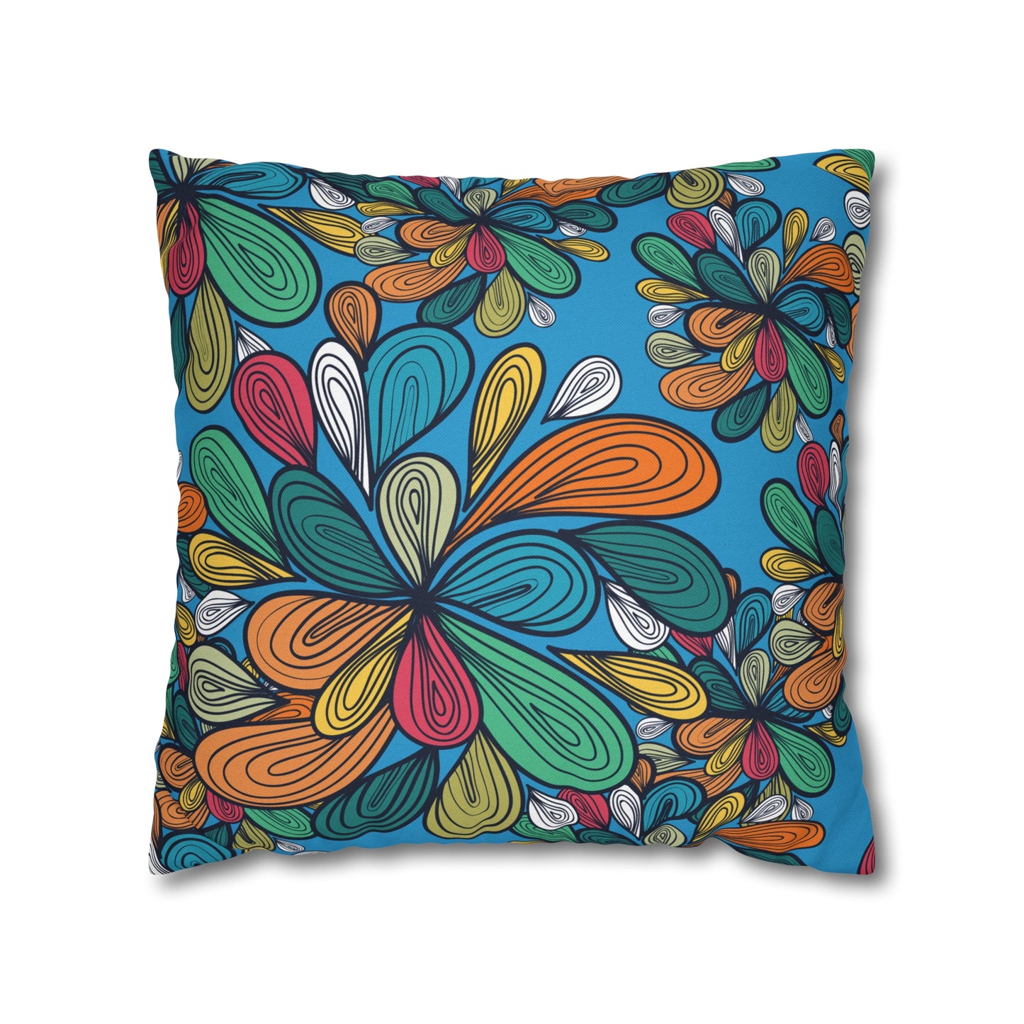 Floral Poly Pillowcase