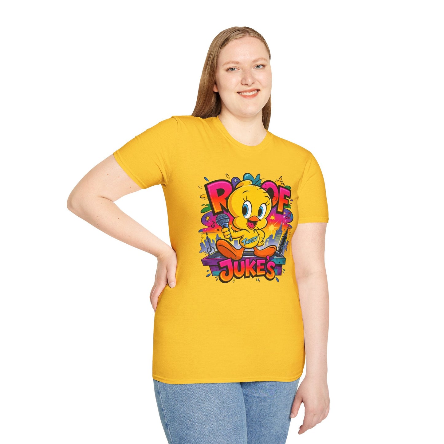 Unisex Cartoon T Shirt With Animation Design Versatile Funny Animals Tee Shirt Gildan Softstyle