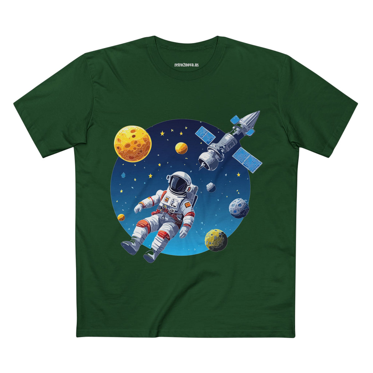 Cosmos Astronaut Graphic Tee Staple Unisex 100 Cotton Tee Shirt - CS-22