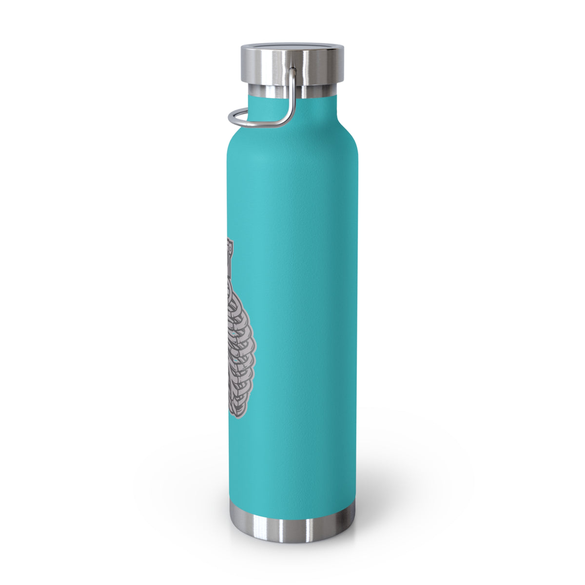 22oz Copper Insulated Water Bottle with Cartoon Design - CV90