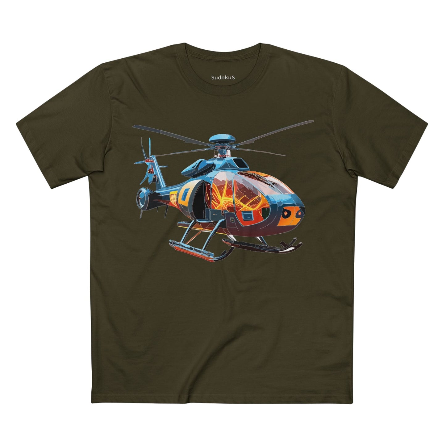 Chopper Graphic Unisex 100 Cotton Staple Tee 4