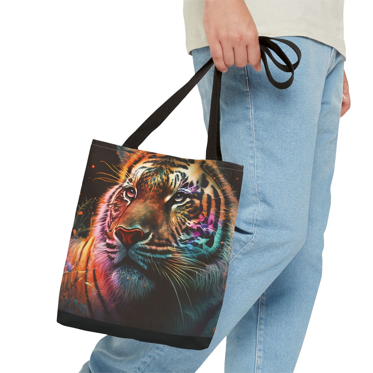 Bolsa de lona con estampados de animales