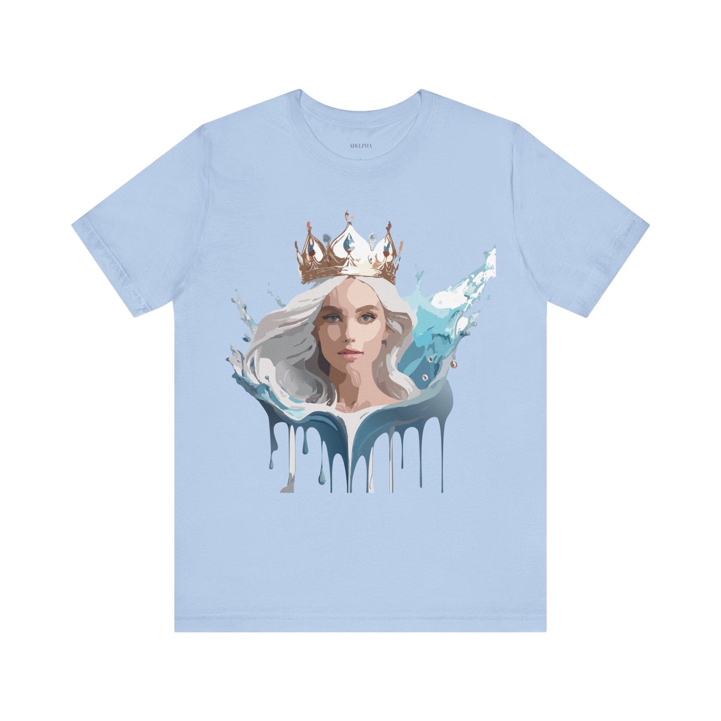 Queen Graphic T Shirt By Adelpha Unisex Jersey Short Sleeve Vintage Inspired Art Tee
