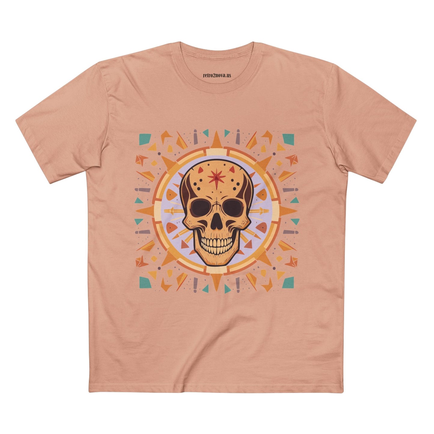 Skull Skeleton Shirt Unisex Premium Cotton Tee With Original Art Design Retro2Nova