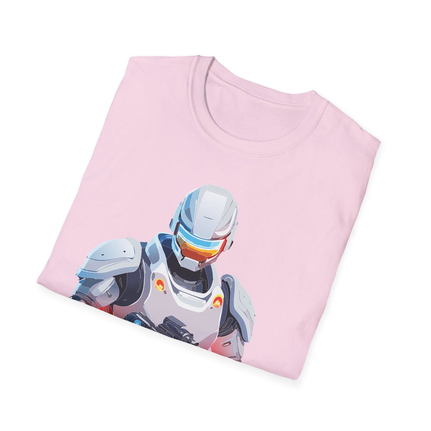 Robocop Themed Unisex Softstyle T Shirt With Robocop Art Design Cotton Tee Premium Comfort
