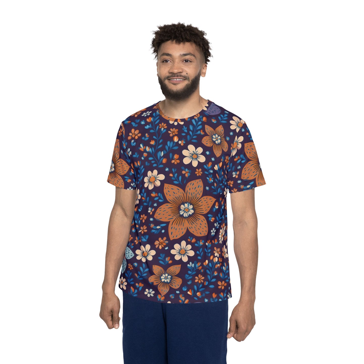 Unisex Floral Shirt, Floral Tee Shirt, Floral T-Shirt, T Shirt with Flowers 6