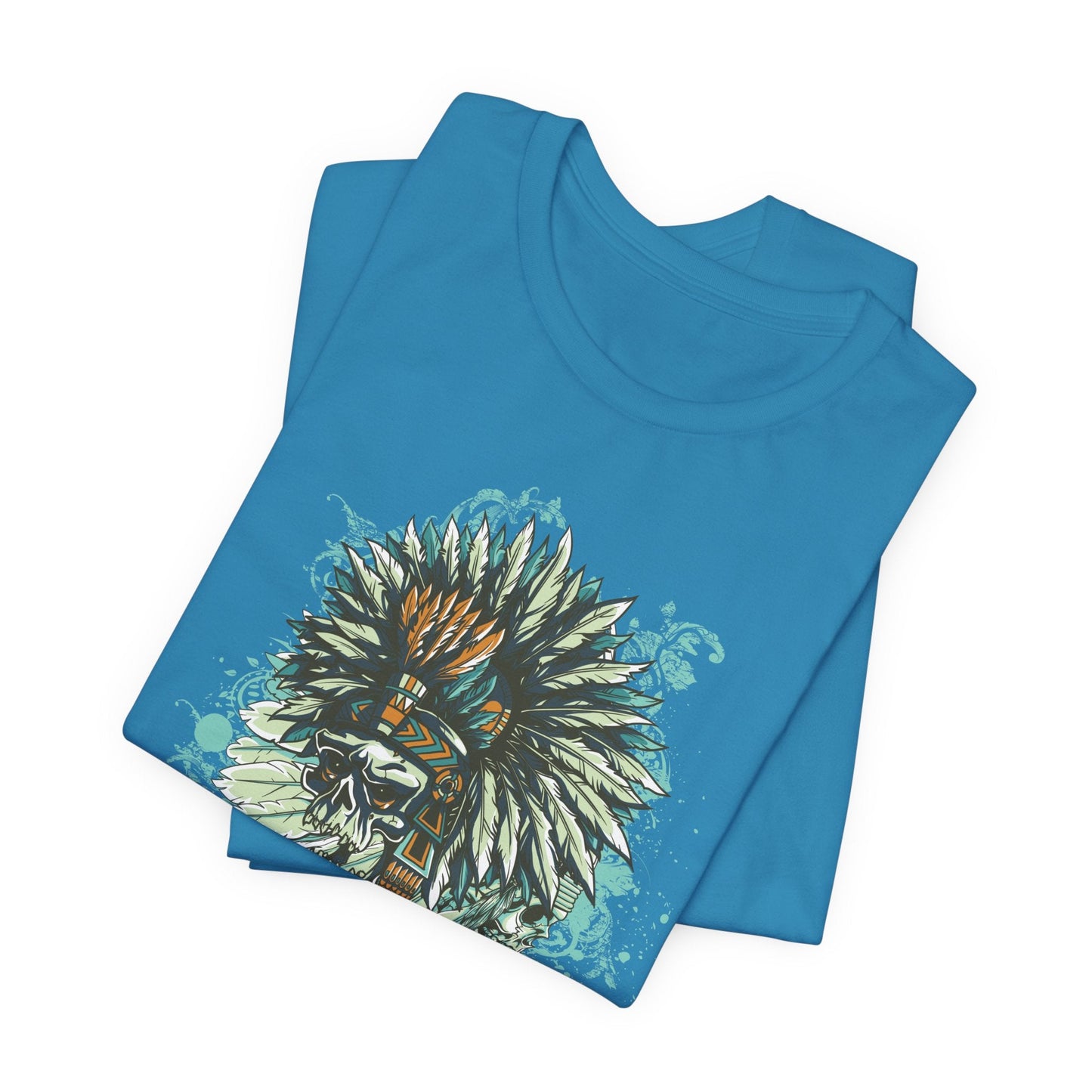 Skull Graphic Design Unisex Cotton Tee Shirt Art-14