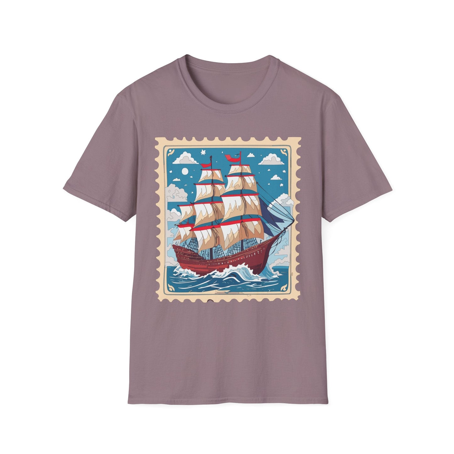 Unisex Softstyle Gildan 64000 Short Sleeve T Shirt Vessel Ship Frigate Tee For Everyday Comfort