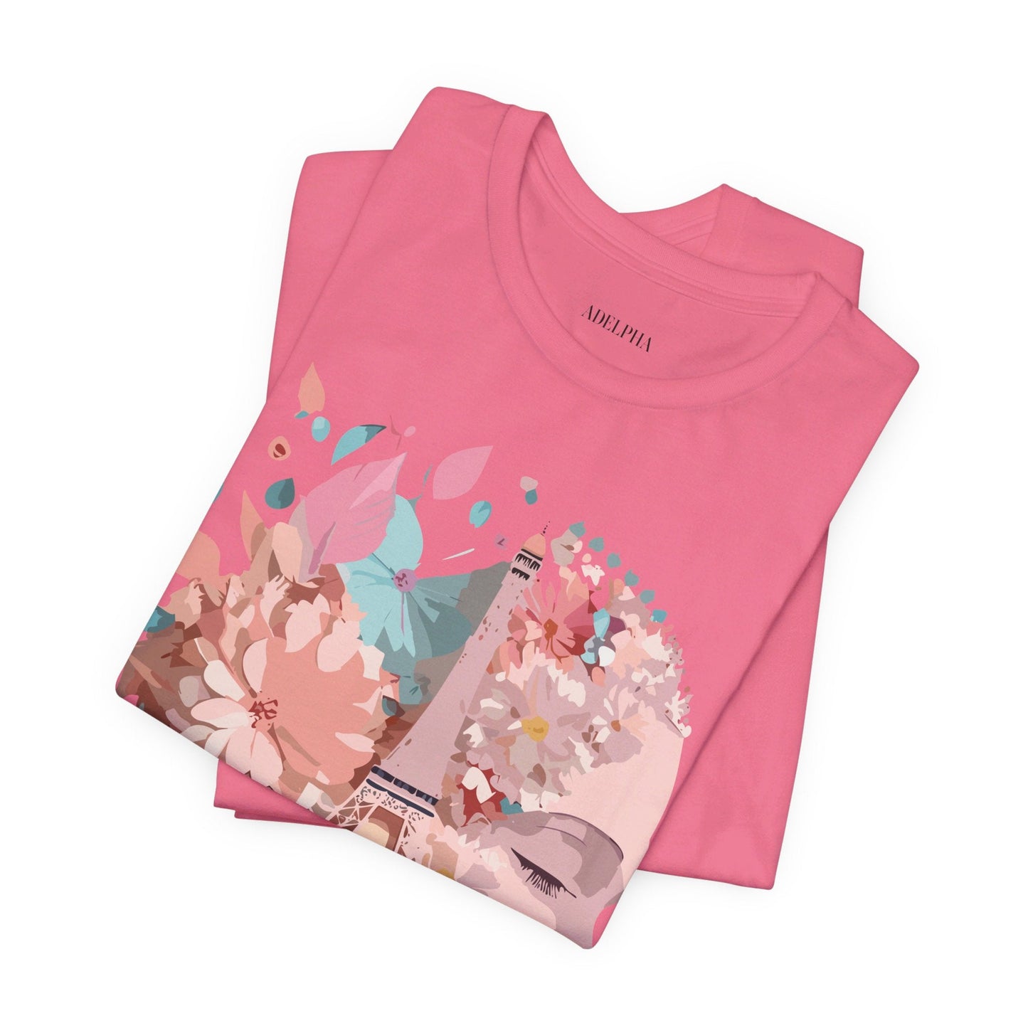 Paris Tourist Shirt Unisex Graphic Tee Featuring Adelpha Vintage Art Design Premium Comfort