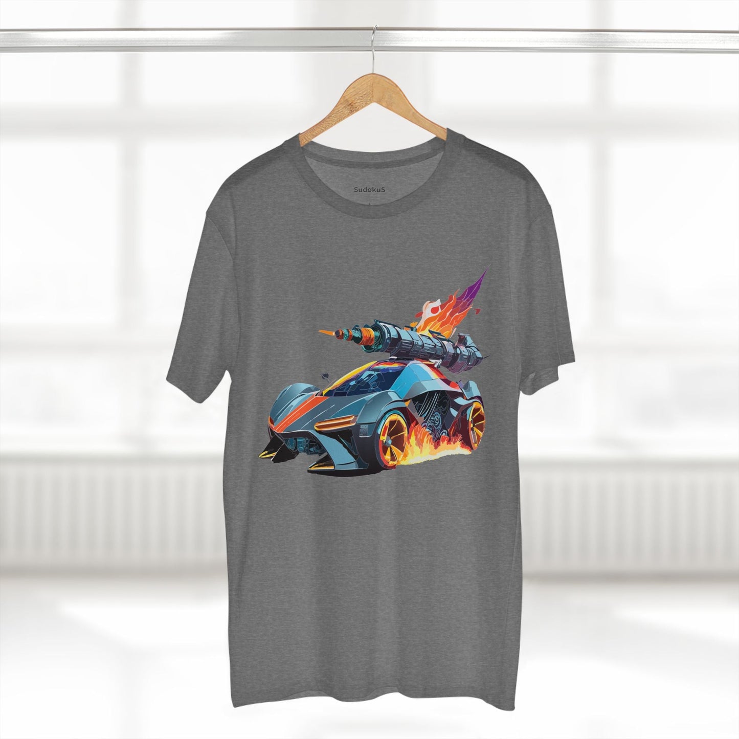 Car Graphic Unisex 100 Cotton Staple Tee 17