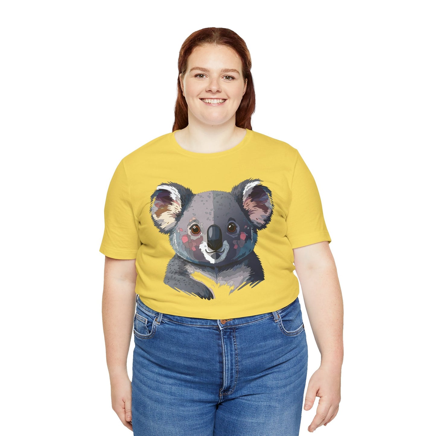 Unisex Animal Shirt With Animal Art Design Tee Wild Animals Short Sleeve Jersey Cotton