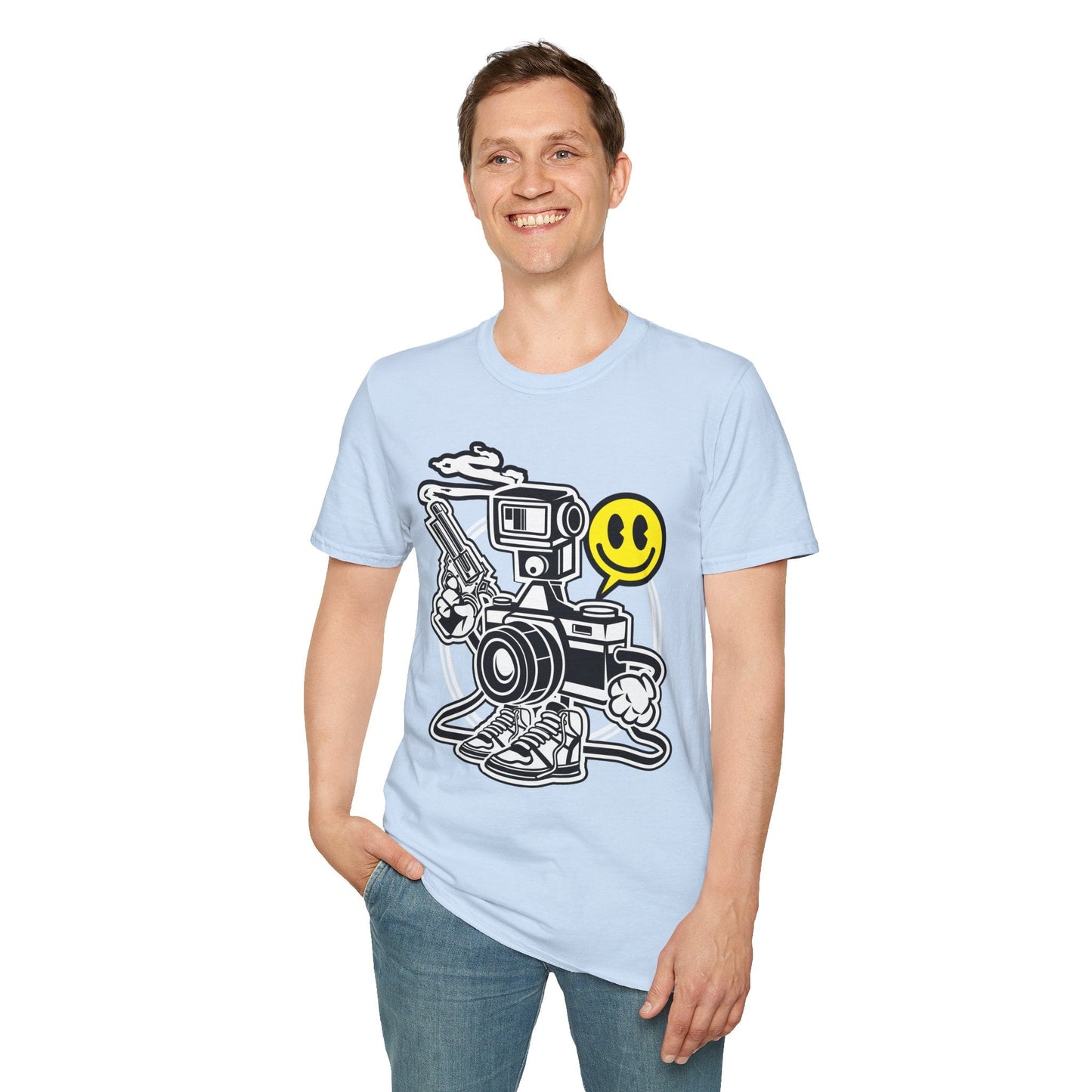 Cartoon T Shirt Animation Graphic Tee Unisex Funny Tee Shirt Gildan Softstyle 64000