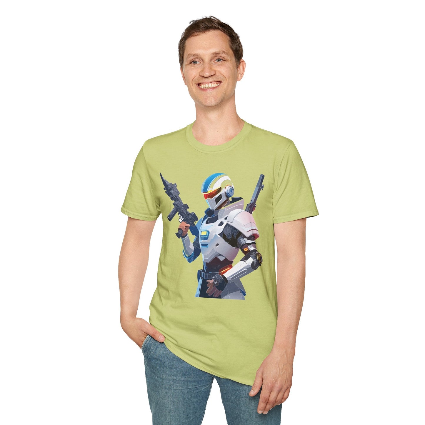 Robocop T Shirt Unisex Gildan Softstyle 64000 100 Percent Ring Spun Cotton Tee Premium