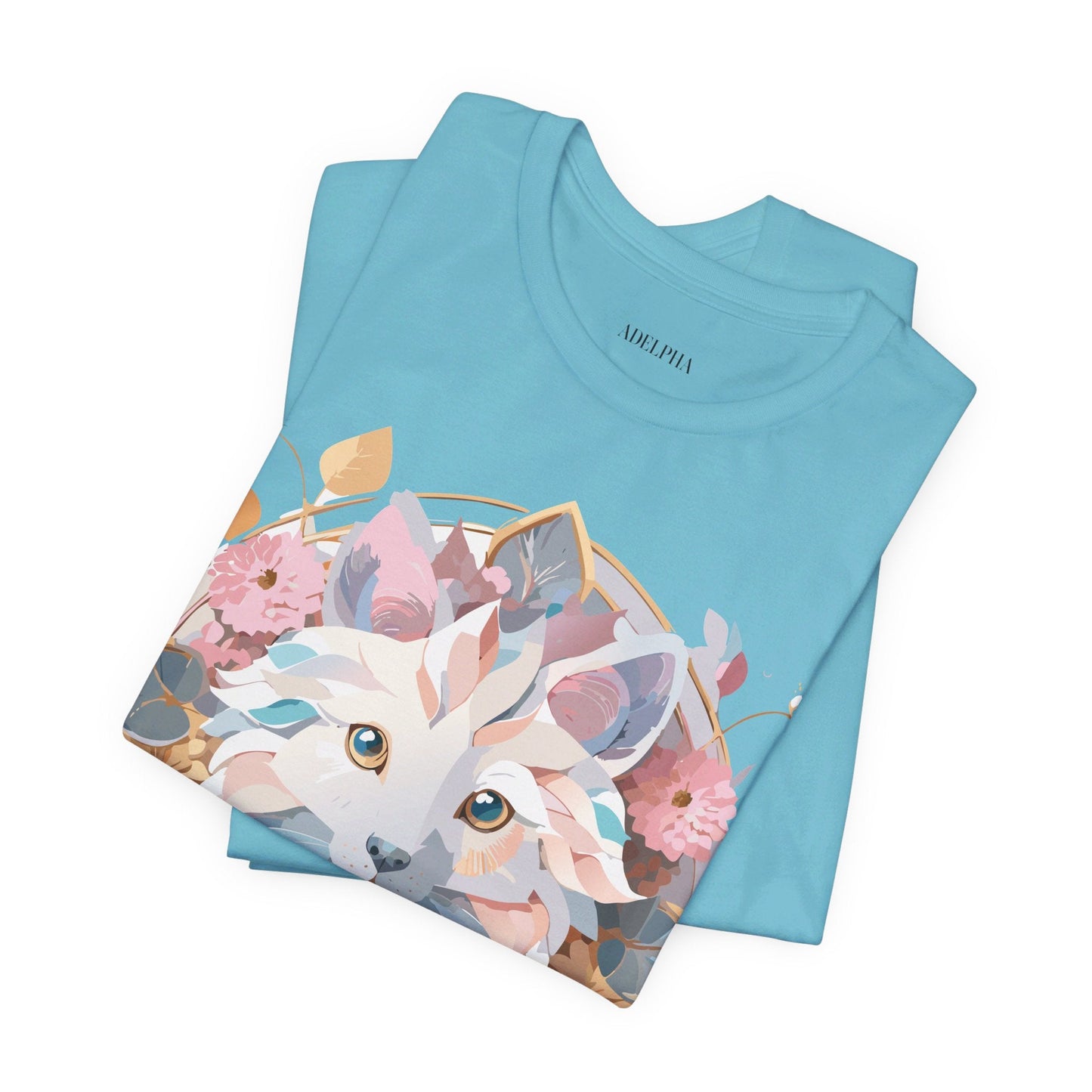 Medallion Graphic Unisex 100 Cotton Vintage Animal Medal Artwork Tee 90