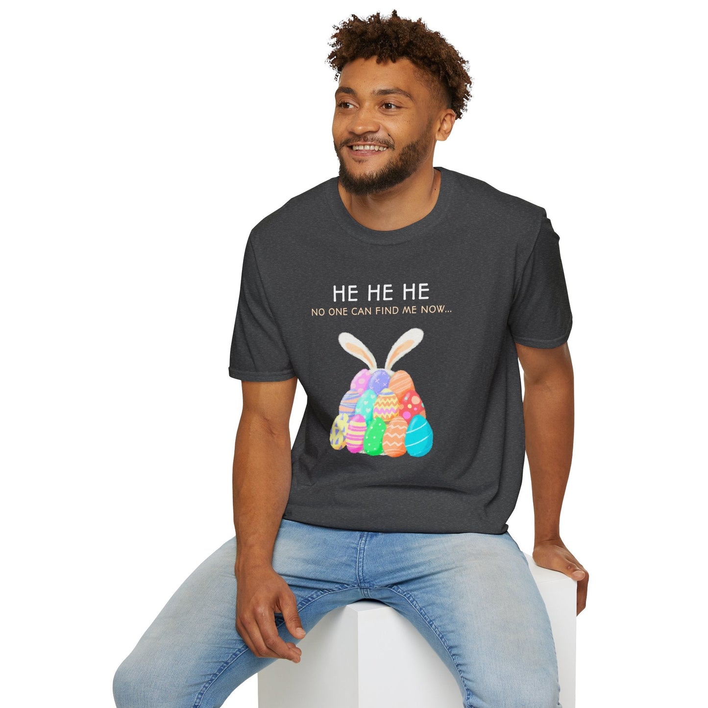 Easter Egg T Shirt Unisex Softstyle 100 Percent Ring Spun Cotton Easter Design Tee