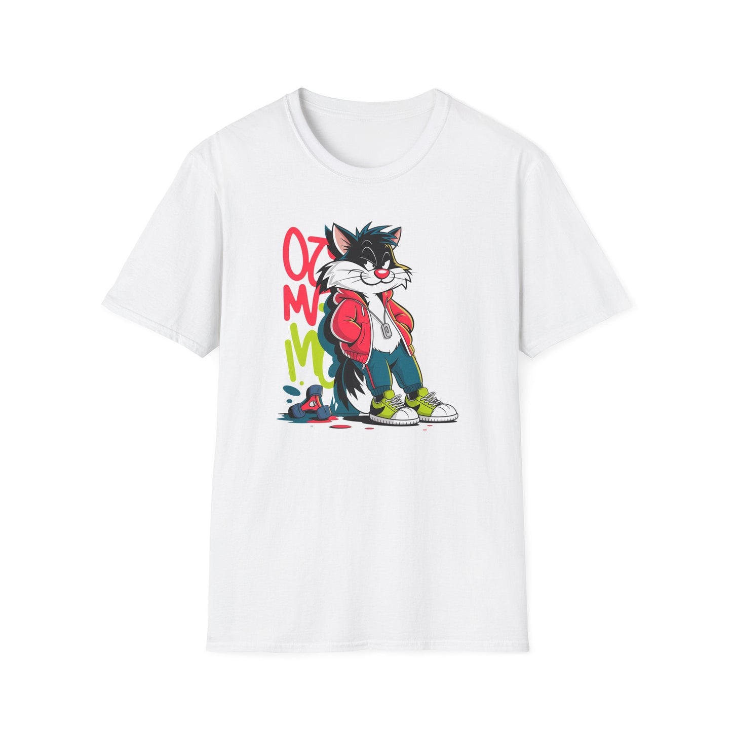 Cartoon T Shirt With Animals And Animation Tee For Unisex Softstyle Gildan 64000