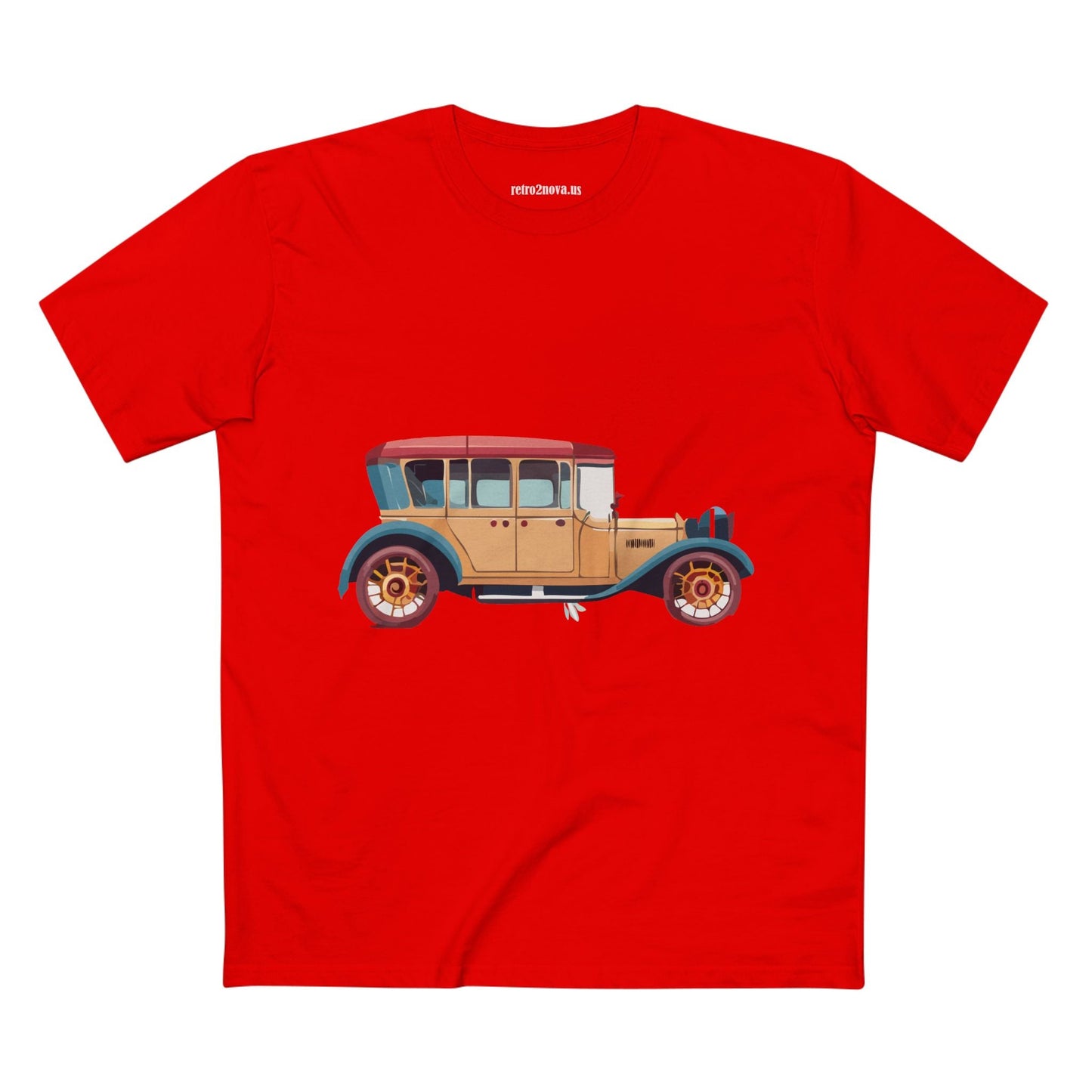 Retro Car Shirts Vintage Car Shirts RC5 Unisex Premium Cotton Art Tee With Original Design