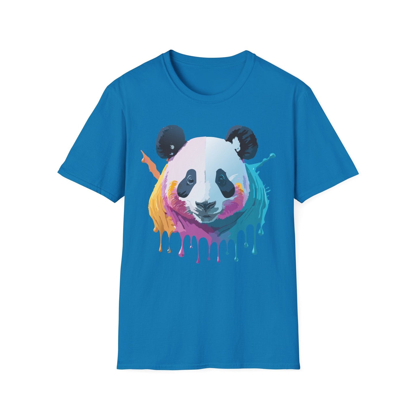 Panda Shirt Unisex T Shirt Softstyle Gildan 64000 100 Percent Ring Spun Cotton Animal Tee