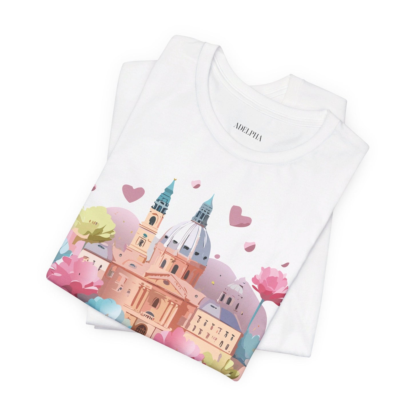 Prague Tourist Shirt Unisex Graphic Tee With Vintage Inspired Artwork By Adelpha
