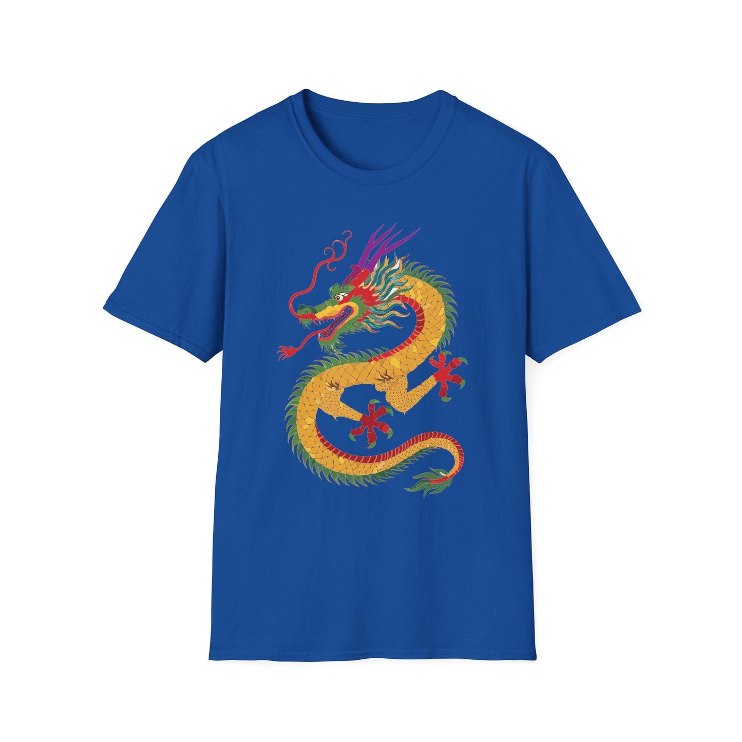 Dragon T Shirt Unisex Dragon Shirt Animal Design Softstyle Ring Spun Cotton Tee Comfort