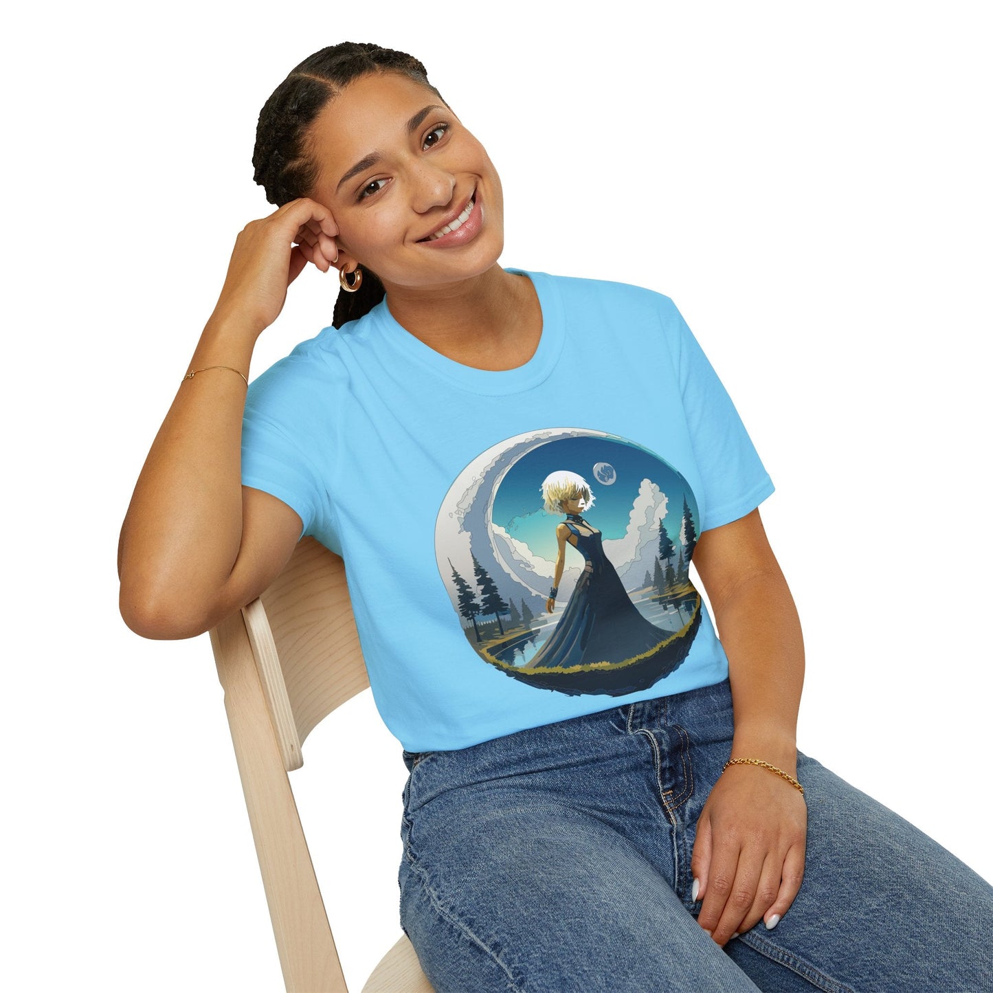 Womens Graphic T Shirt Art Design Tee Gildan Softstyle 64000 Unisex Short Sleeve