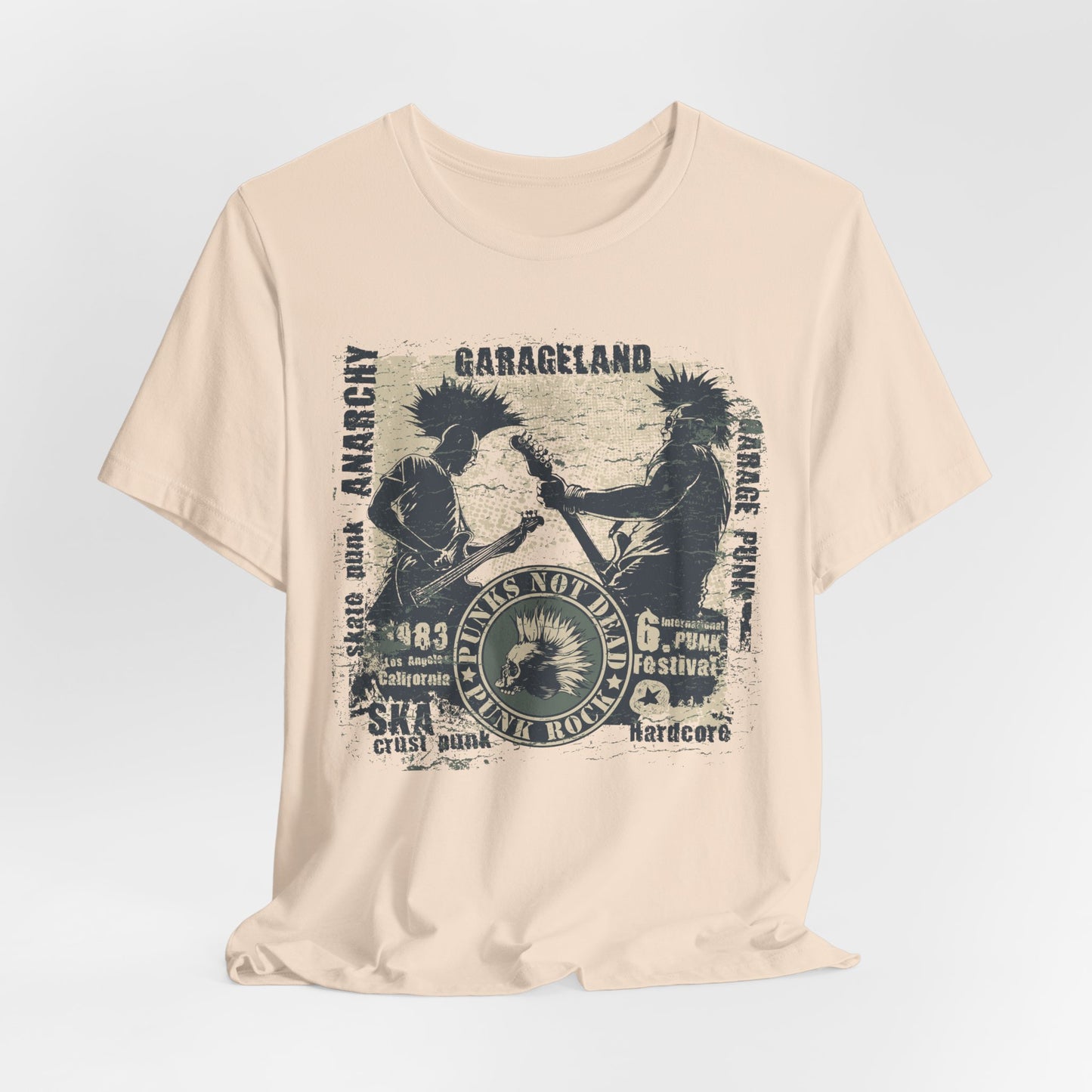 Punk Rock Graphic Tee, Retro Graphic T-Shirt, Artistic Vintage T-Shirt, Vintage Shirt, Retro Tee, Art Design Music Tees