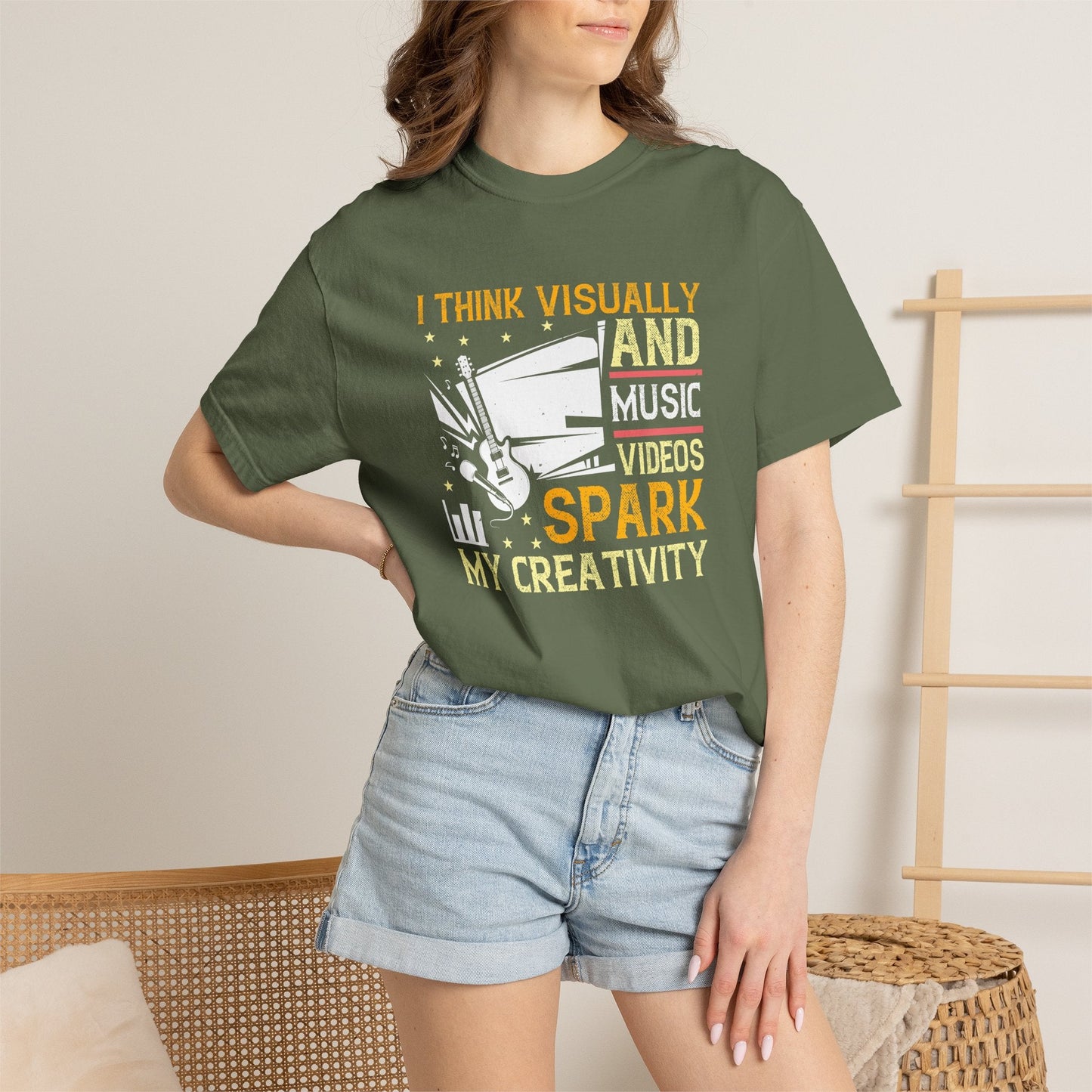 Music Graphic Design Unisex Cotton T-shirt m14