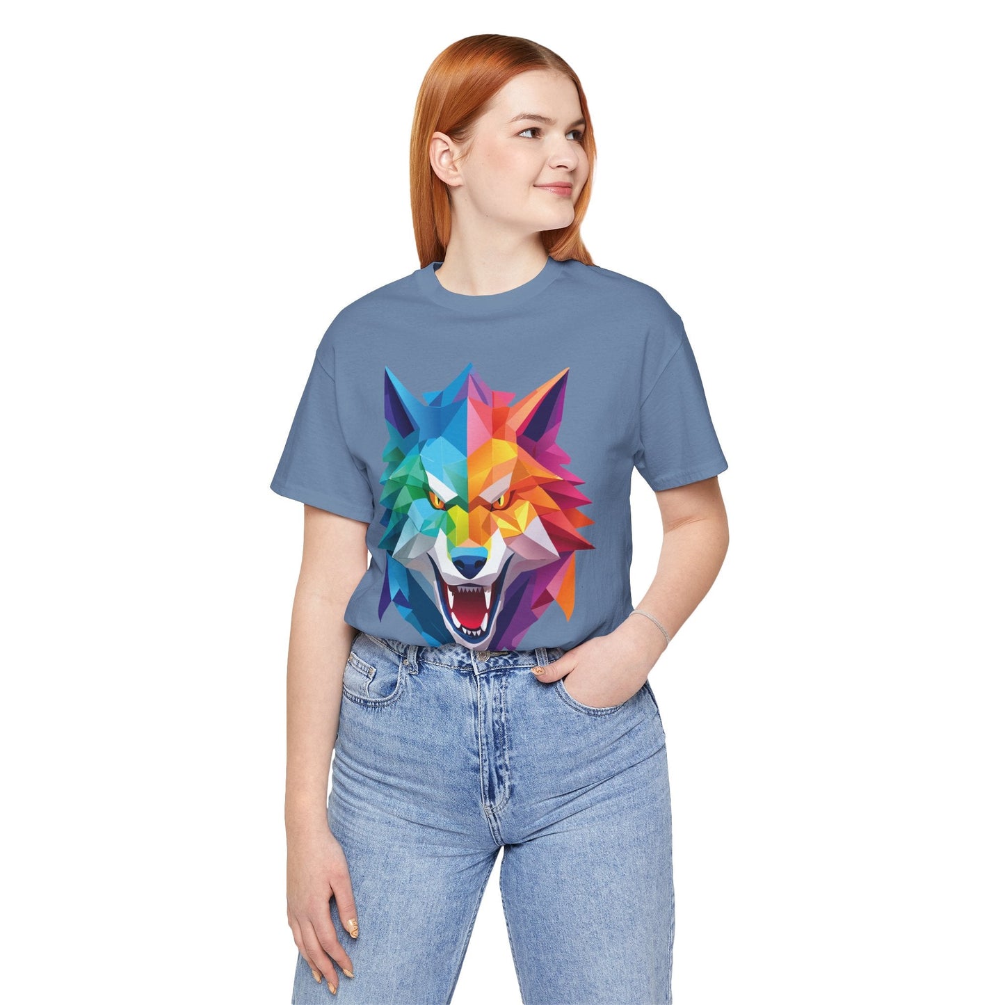 Unisex Animal Shirt Art Design Tee With Animals Wild Animals Shirt Short Sleeve